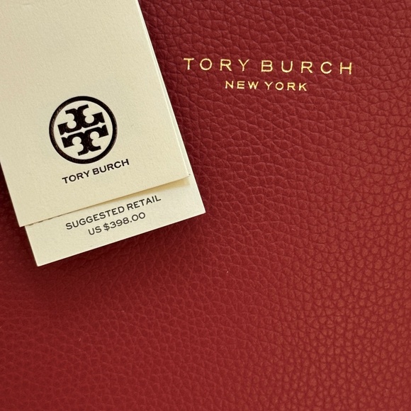 Tory Burch Triple Compartment Zippered Laptop Tote Bag Fits up to a 16" Laptop - Picture 3 of 8